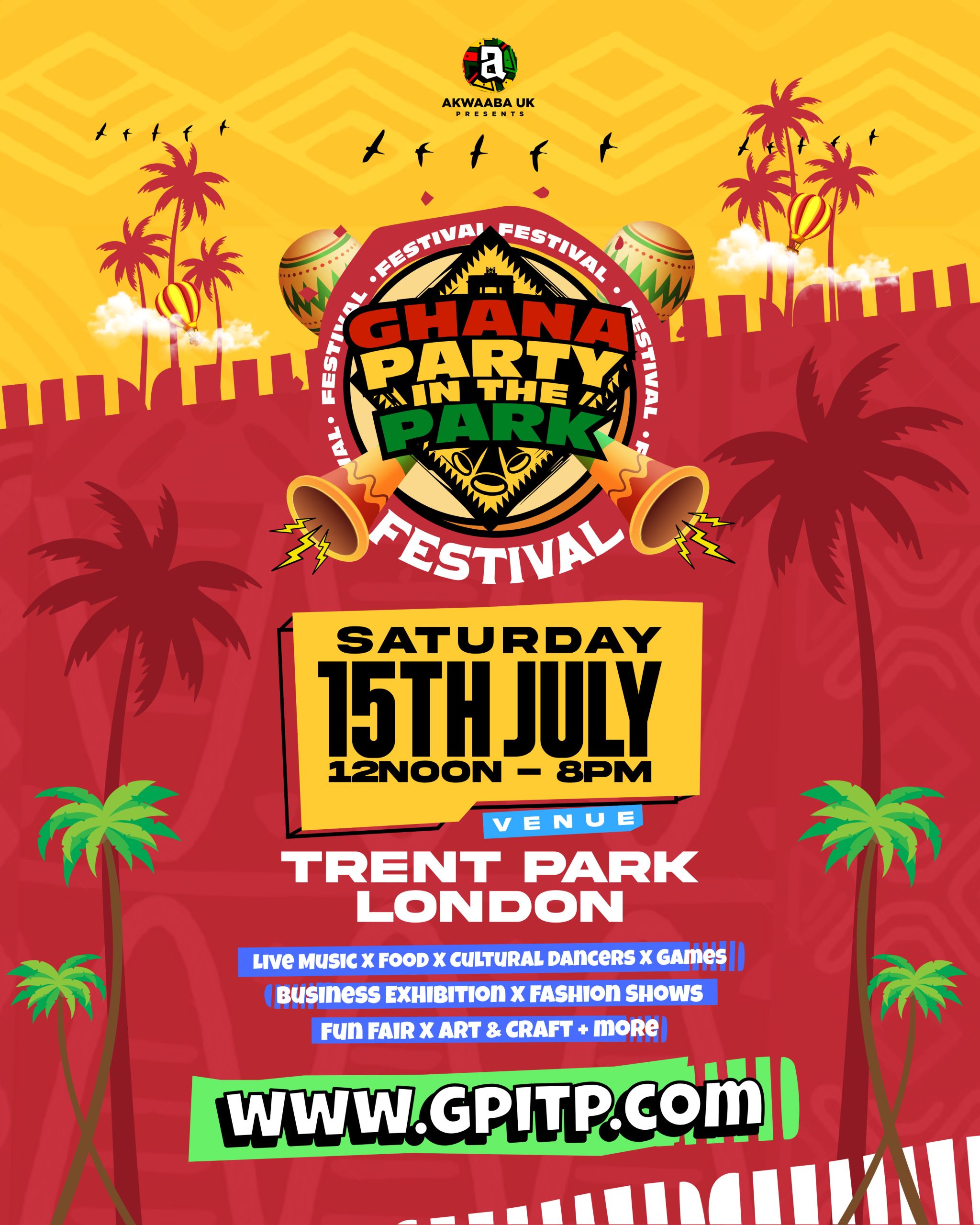 Line up – Ghana Party In The Park